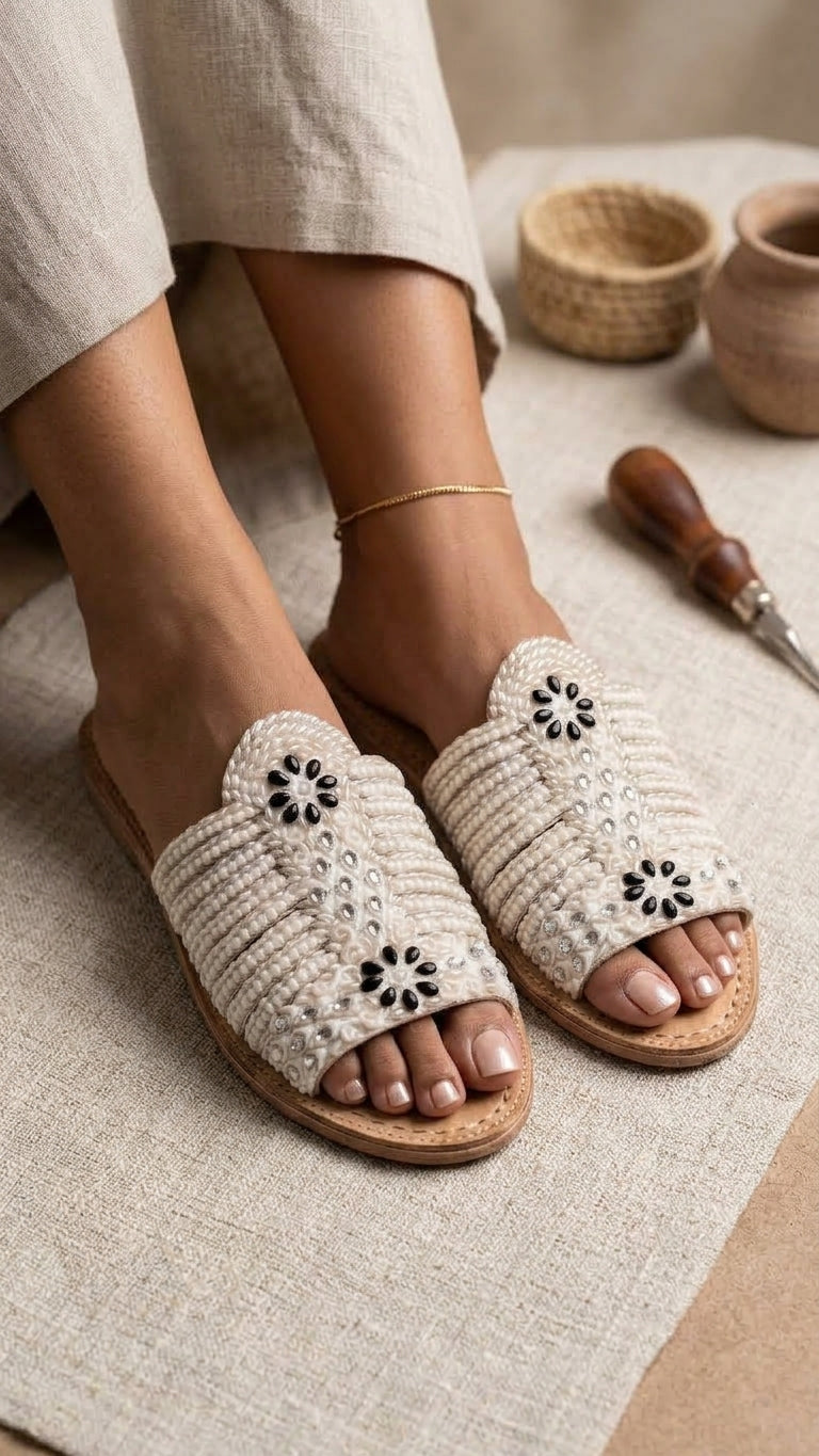 Artisan Embroidered Slider