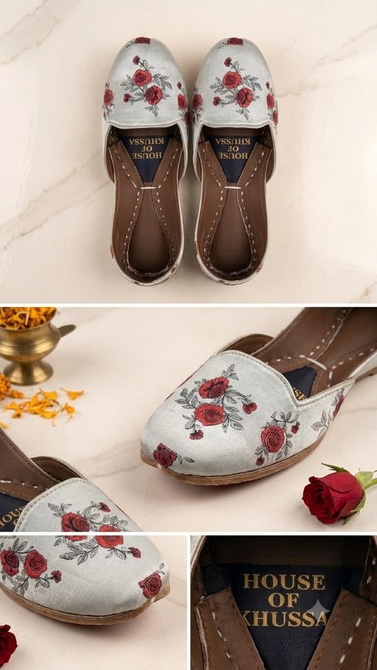 Rose Floral Khussa