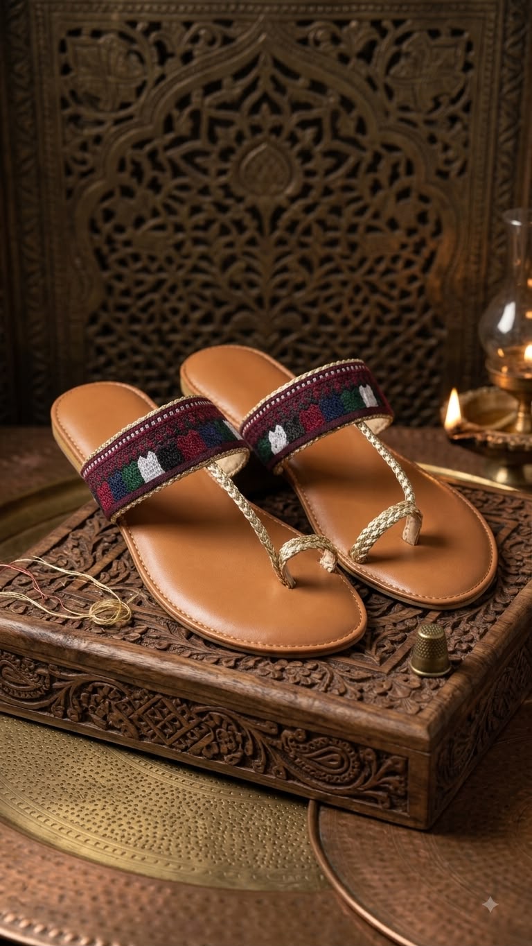 Traditional Multicolor Kolapuri